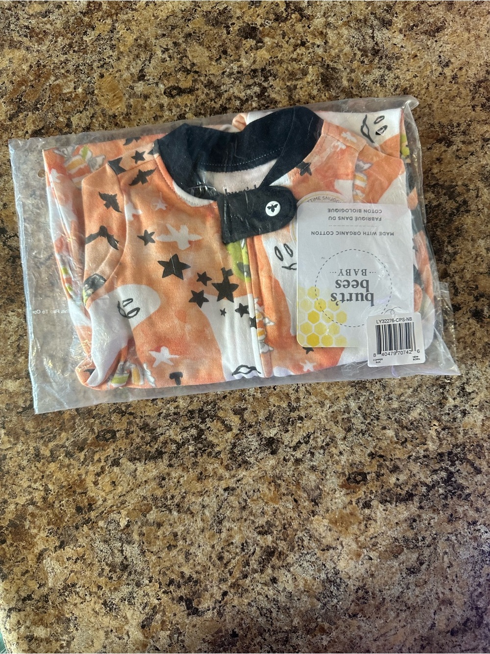 Burt's Bees Baby Zip-Up Footie